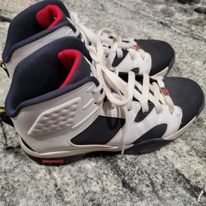 Fubu lace up navy sneakers